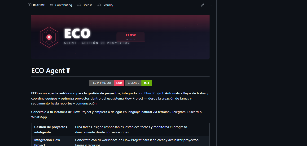 ECO Agent - Inteligencia Artificial